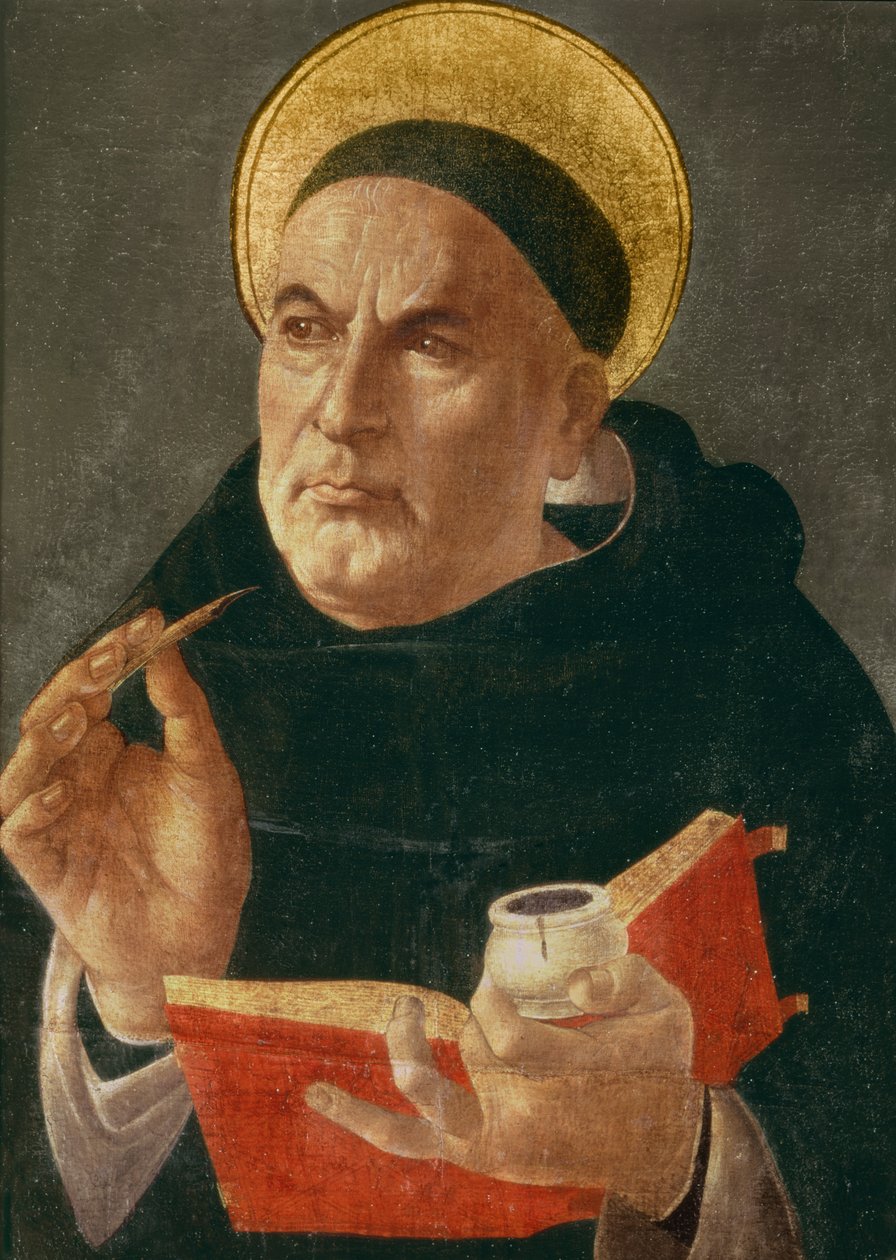St. Thomas Aquinas tekijältä Sandro Botticelli