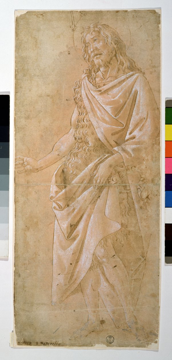 Tutkimus Pyhästä Johannes Kastajasta (piirustus) tekijältä Sandro Botticelli