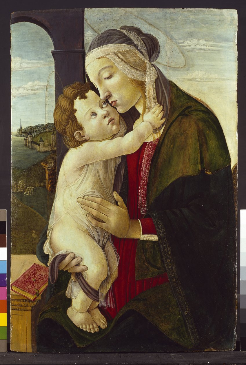 Neitsyt ja lapsi, 1400-luku tekijältä Sandro Botticelli