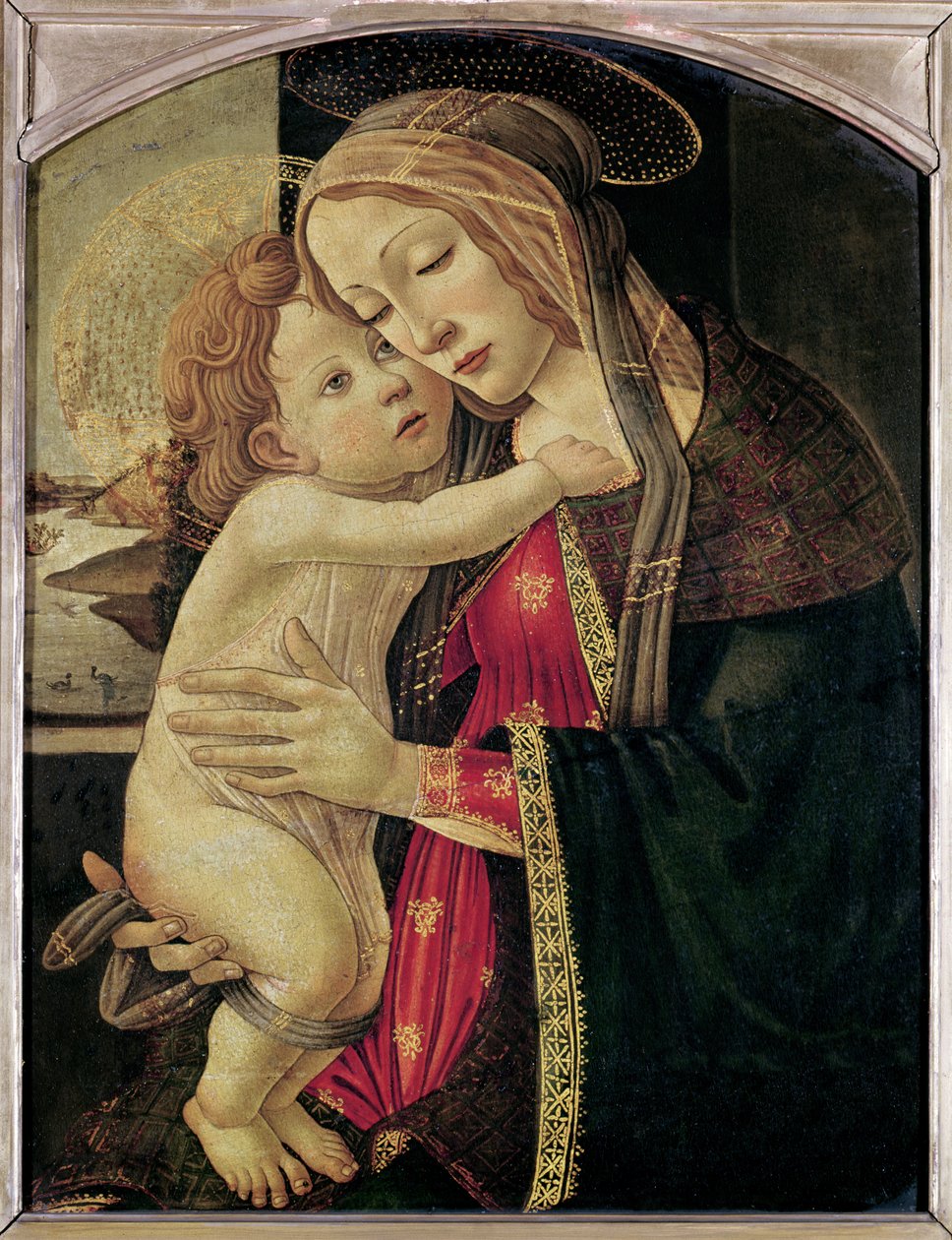 Neitsyt ja lapsi, noin 1500 tekijältä Sandro Botticelli