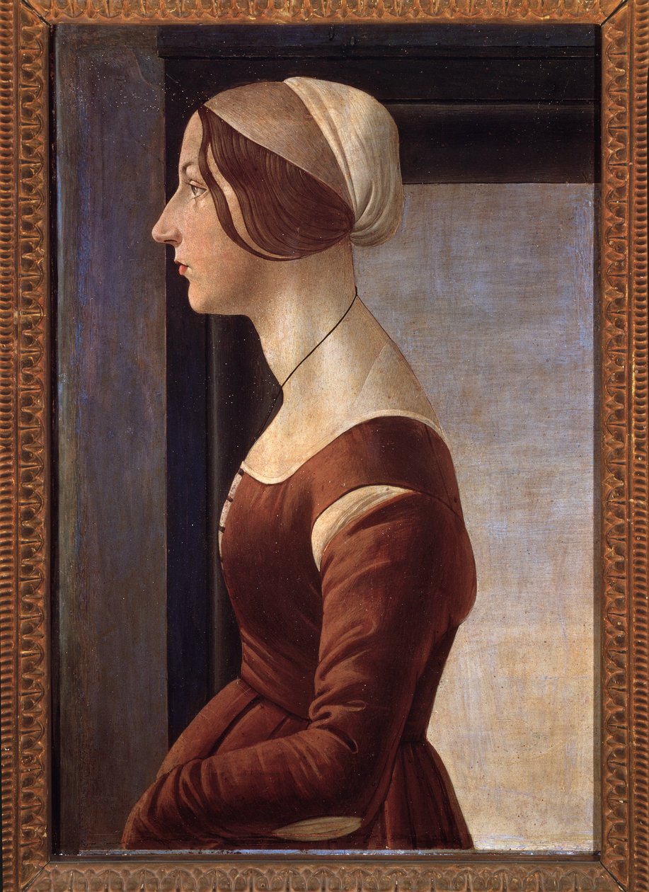 Nuori nainen (maalaus, n. 1475) tekijältä Sandro Botticelli