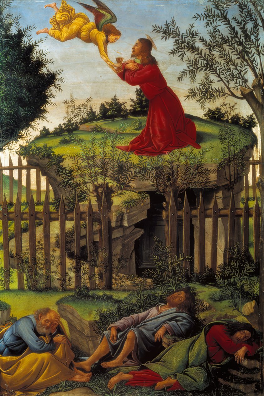 Christus am Ölberg tekijältä Sandro Botticelli