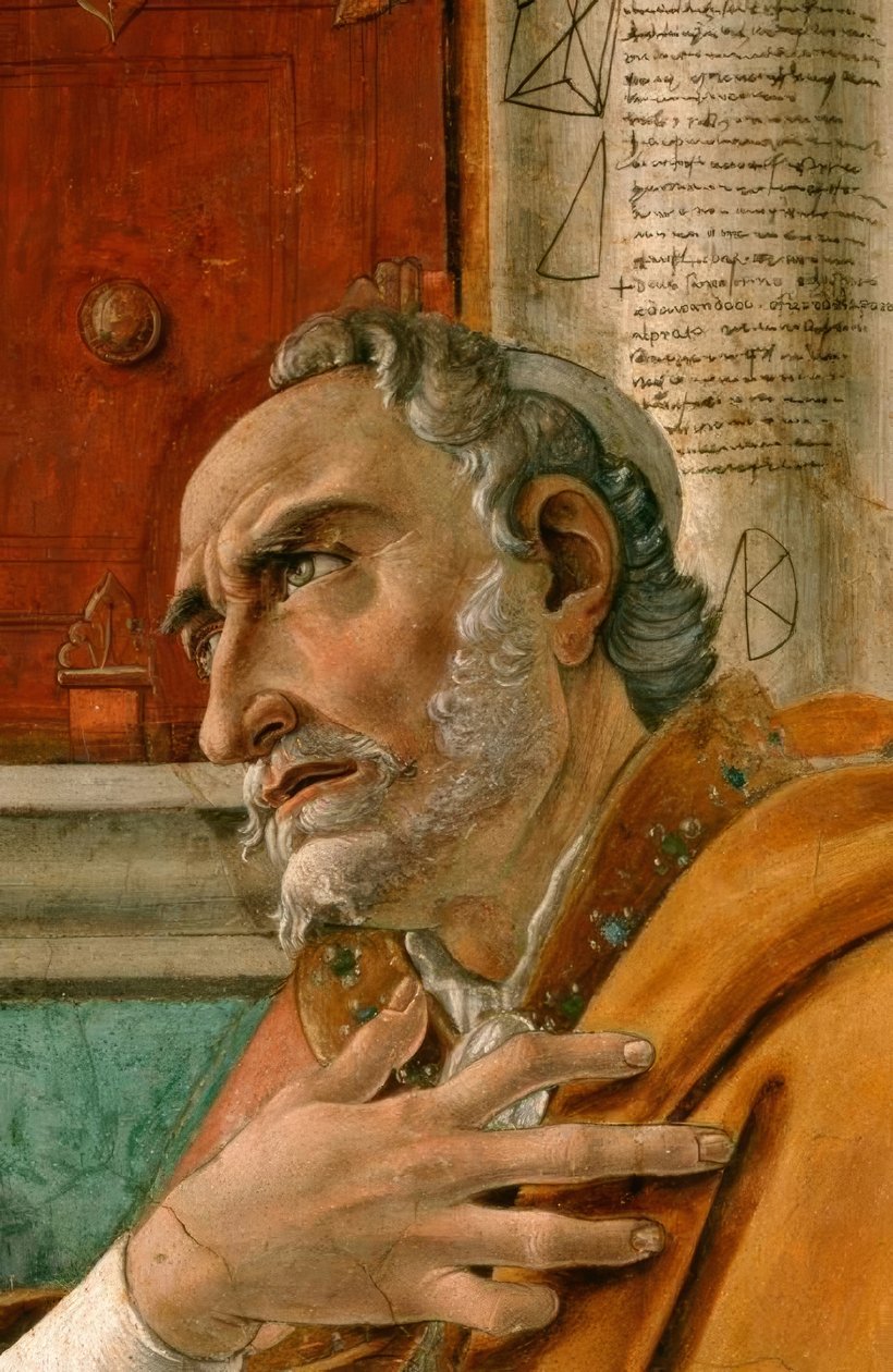 Der Heilige Augustinus tekijältä Sandro Botticelli