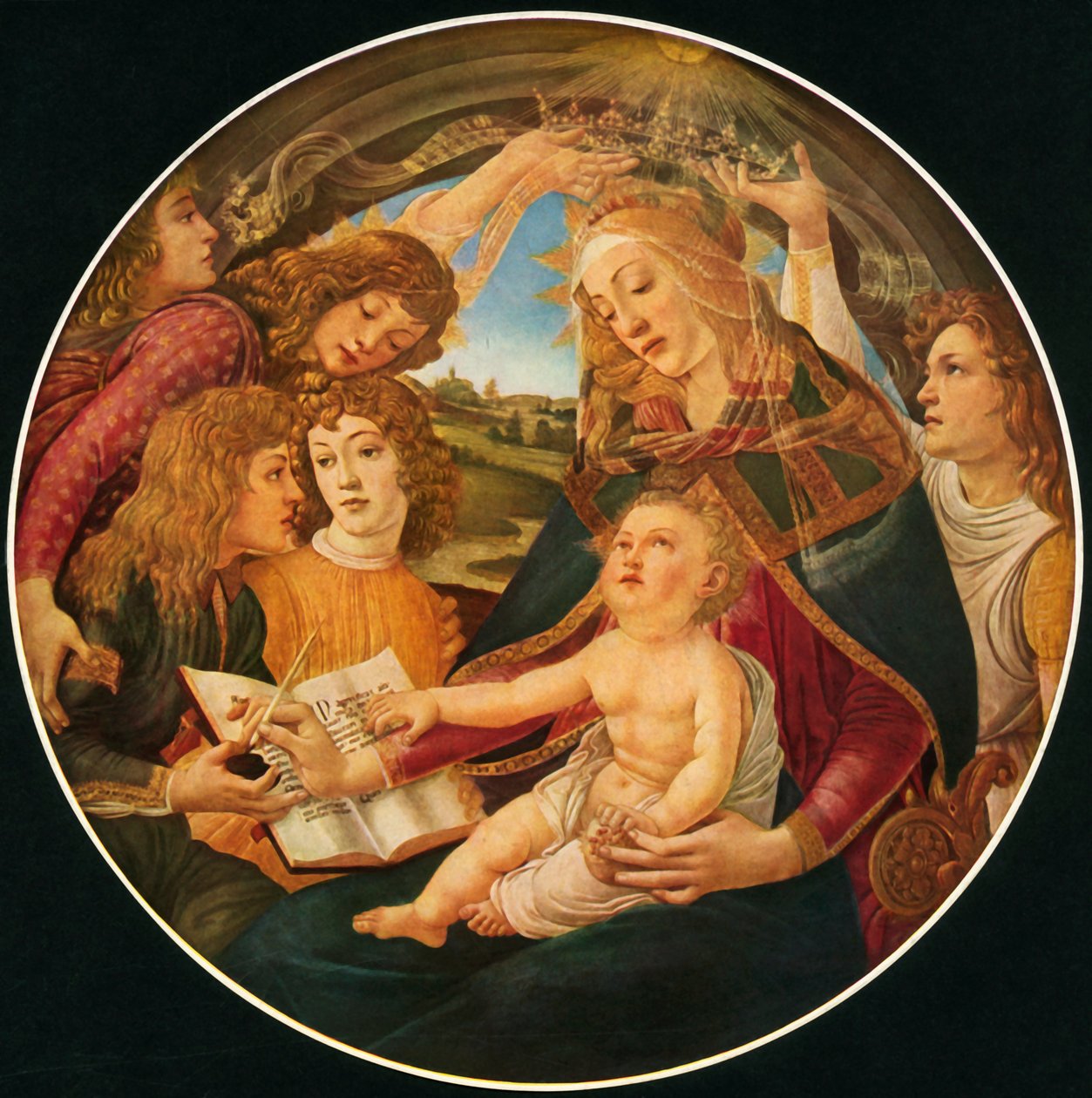 Madonna Magnificatista, 1481, 1937. tekijältä Sandro Botticelli