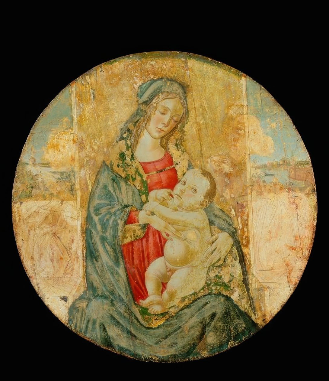 Maria mit Kind tekijältä Sandro Botticelli