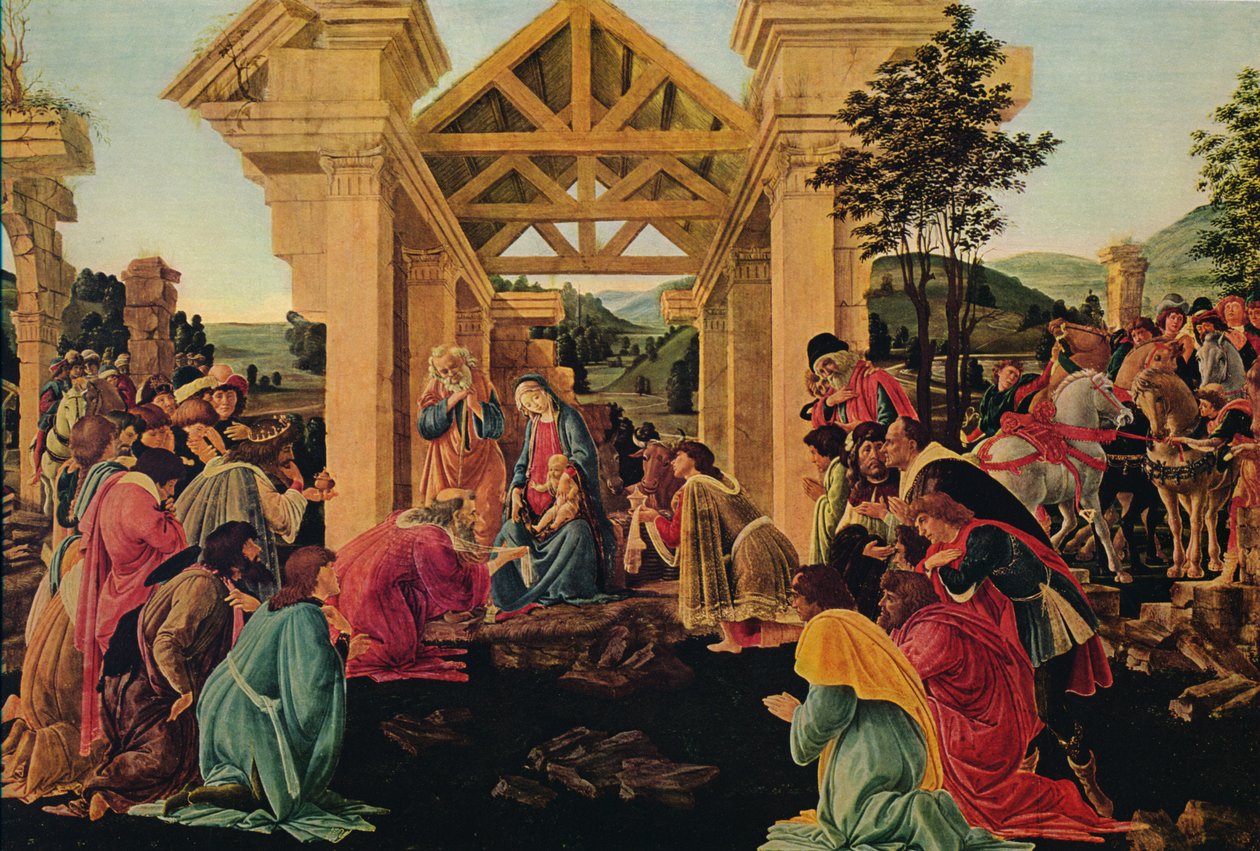 The Adoration of the Magi, c1475-1476 tekijältä Sandro Botticelli