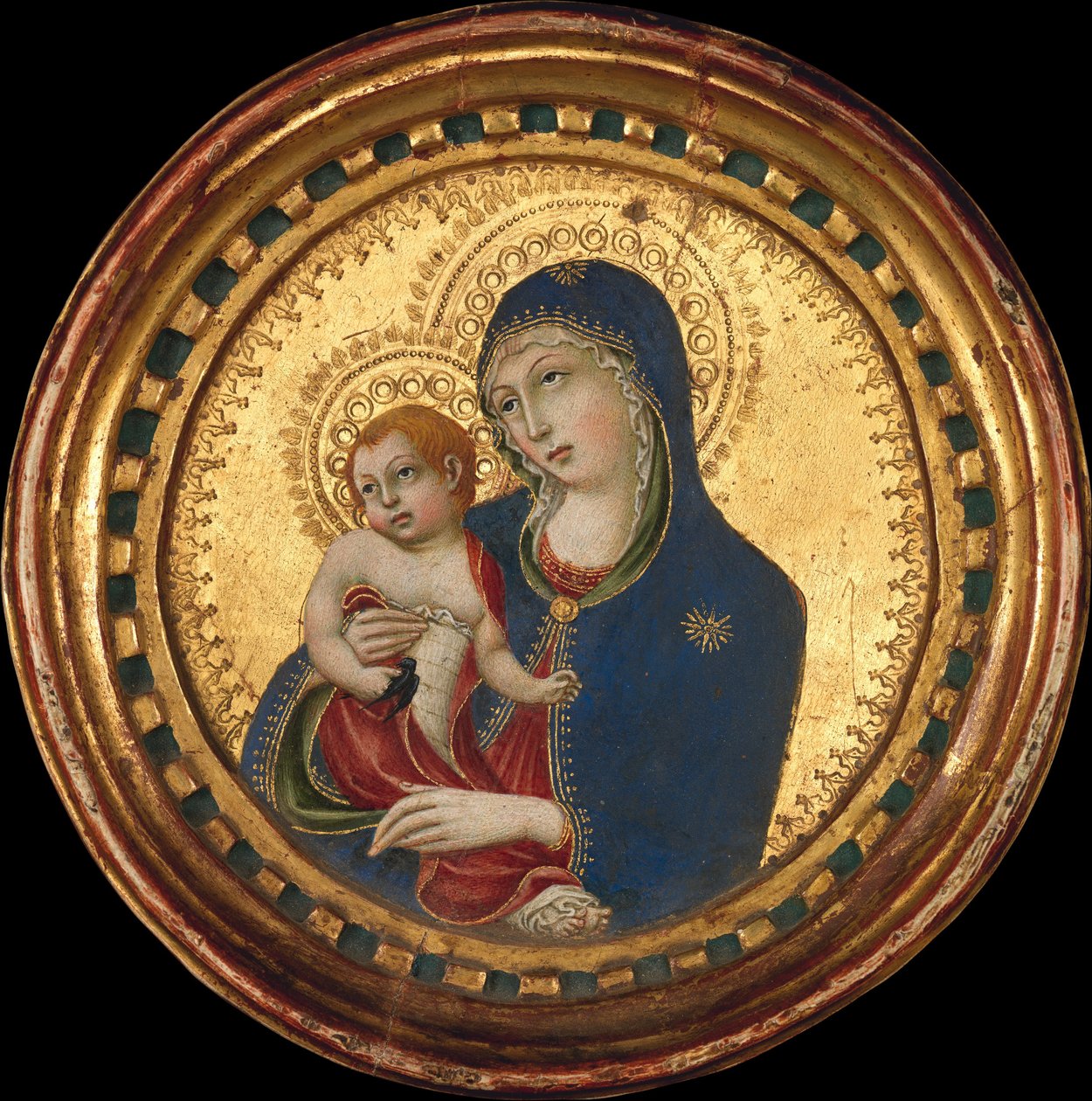 Madonna ja lapsi, 1400-luvun puoliväli. tekijältä Sano di Pietro