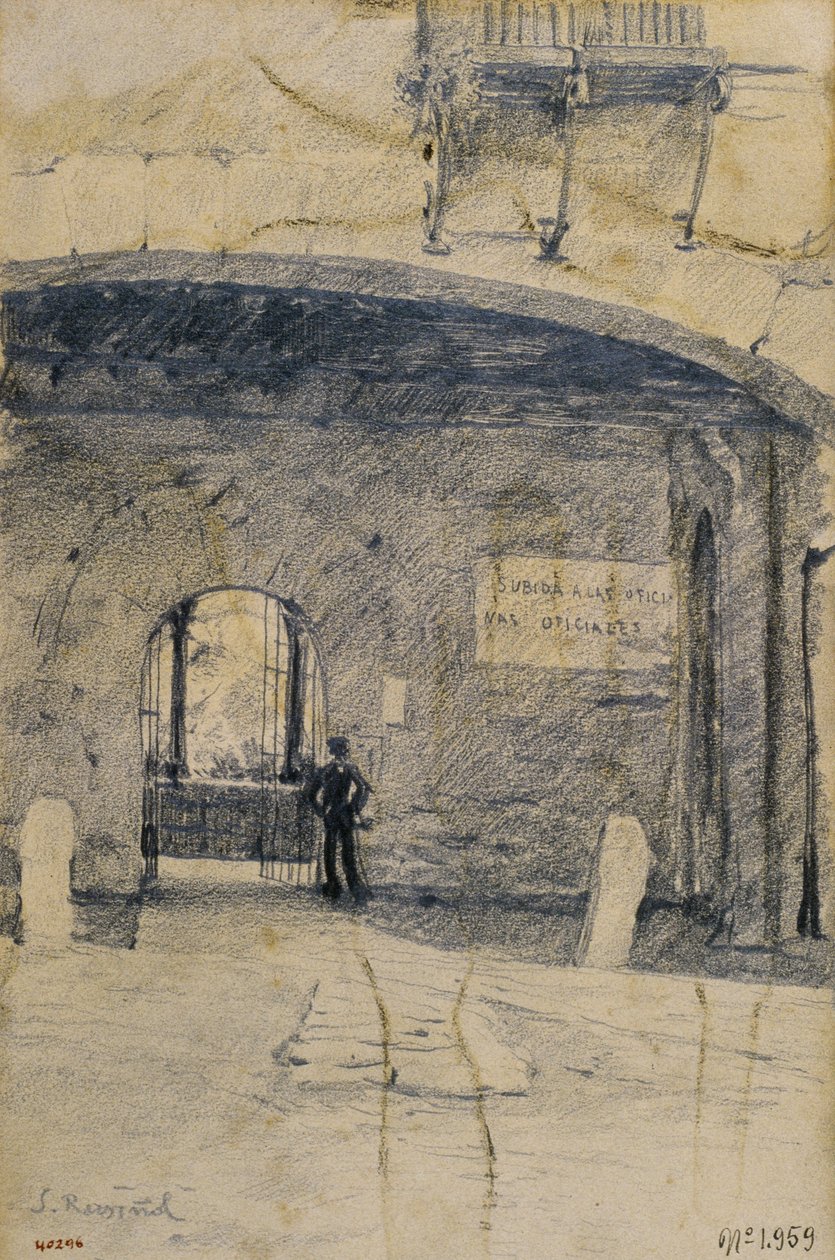 Gateway Arch ja Wall. Granada tekijältä Santiago Rusiñol