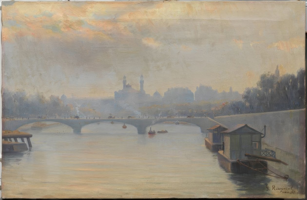 Seine ja Trocadero tekijältä Santiago Rusiñol