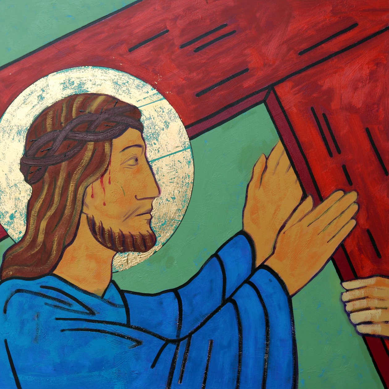 Jeesus ottaa ristinsä tekijältä Sara Hayward