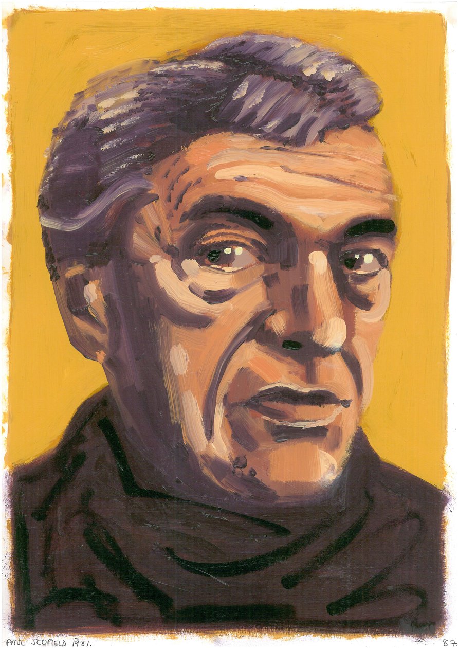 Paul Scofield, 2008 (öljy) tekijältä Sara Hayward