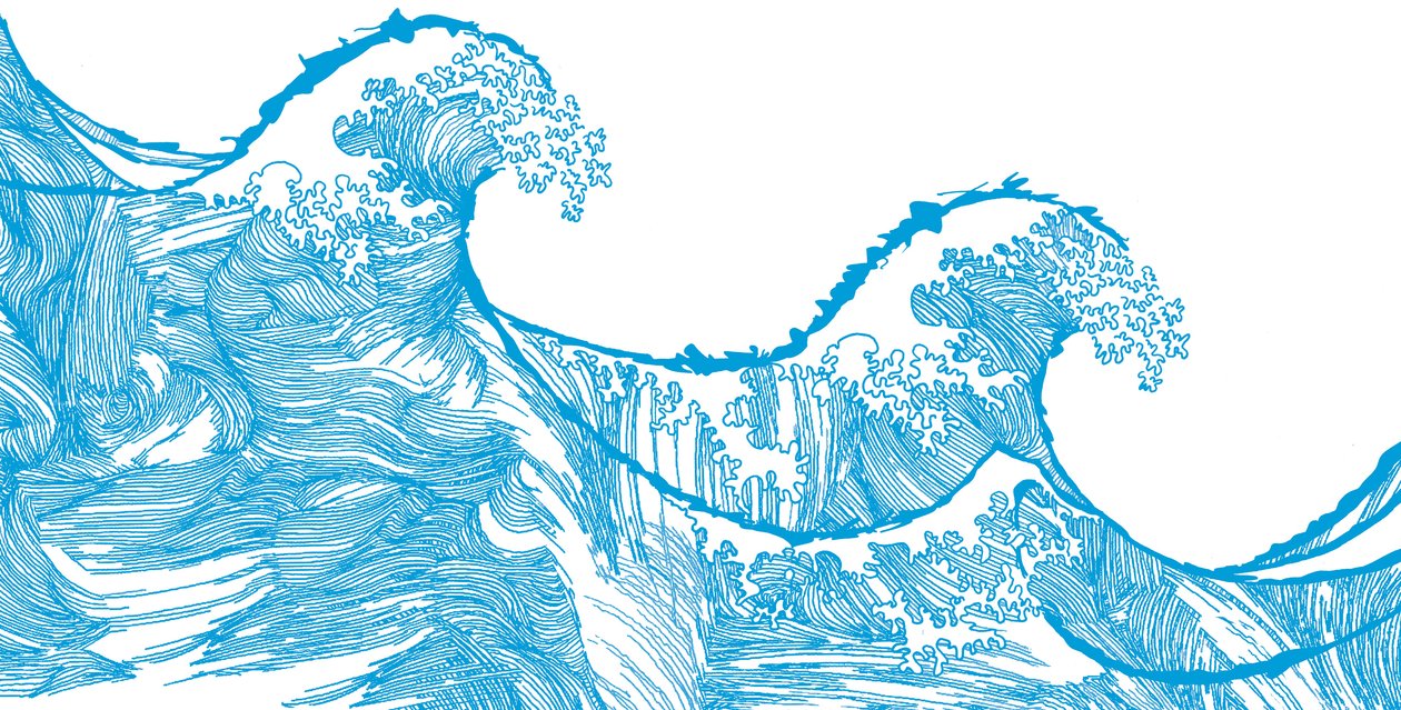 Kanagawa Wave, 2009 (Ji Gita l) tekijältä Sarah Hough