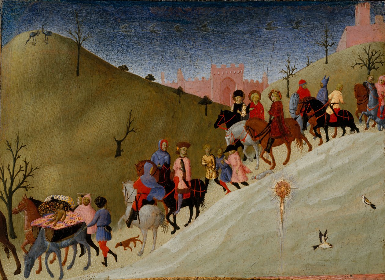The Journey of the Magi, n. 1433-35. tekijältä Sassetta