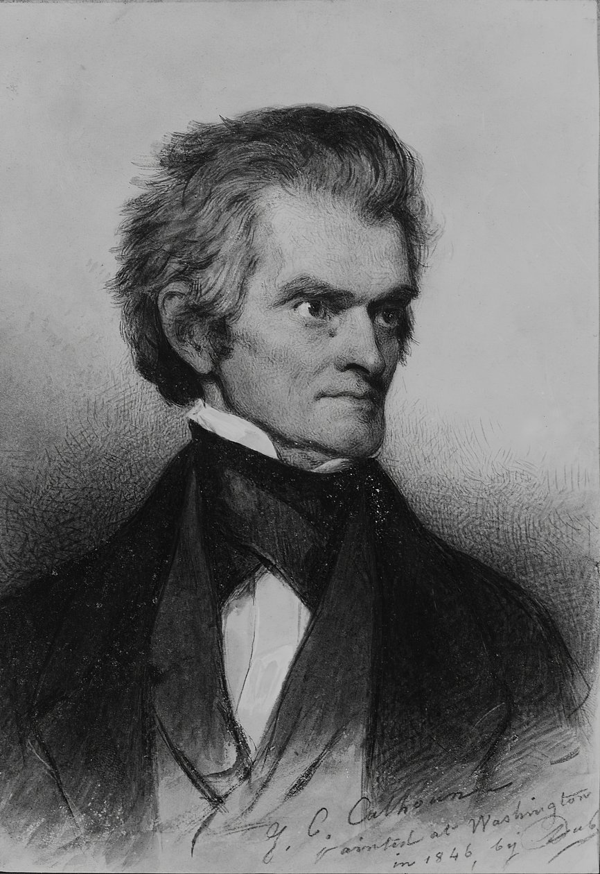 John C. Calhoun, 1846. tekijältä Savinien Edme Dubourjal