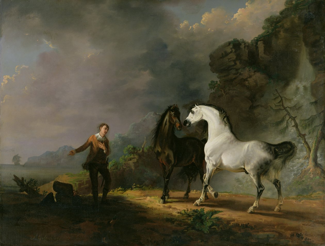 Gulliver puhuu Houyhnhnms, 1769 tekijältä Sawrey Gilpin