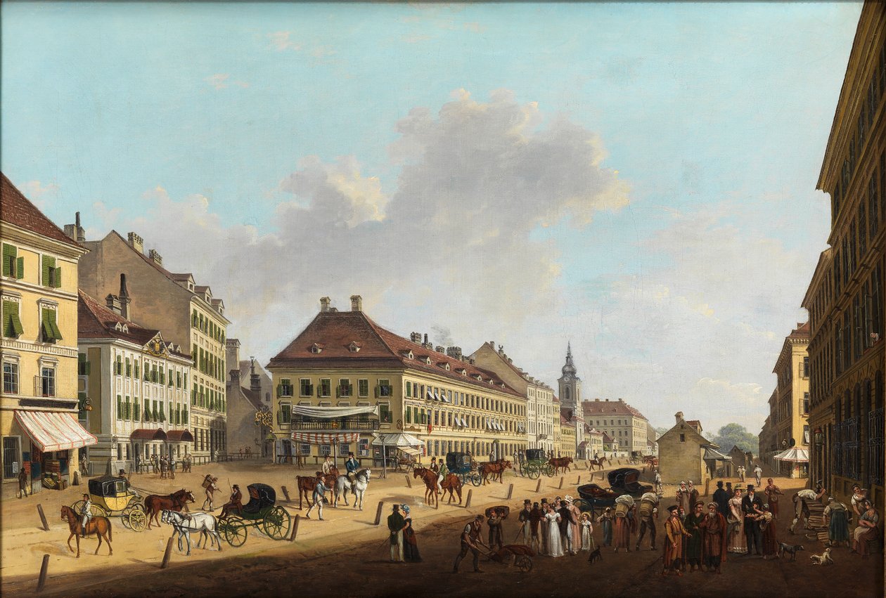 Teatteri Leopoldstadtissa, 1825. tekijältä Scheyerer