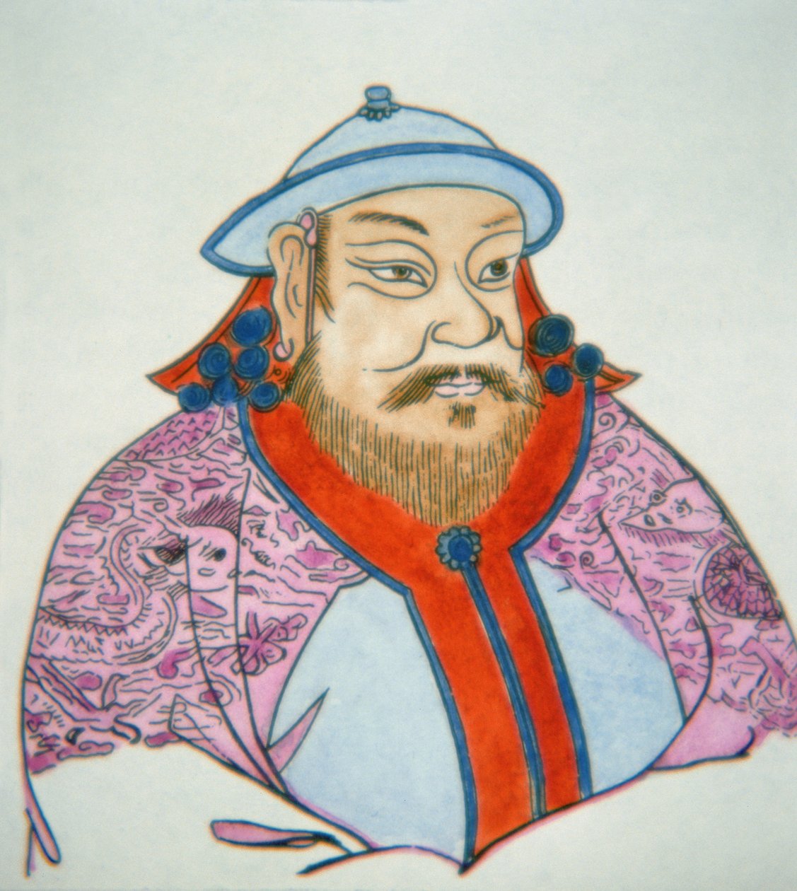 Kublai Khan (värillinen muste paperille) tekijältä School Chinese
