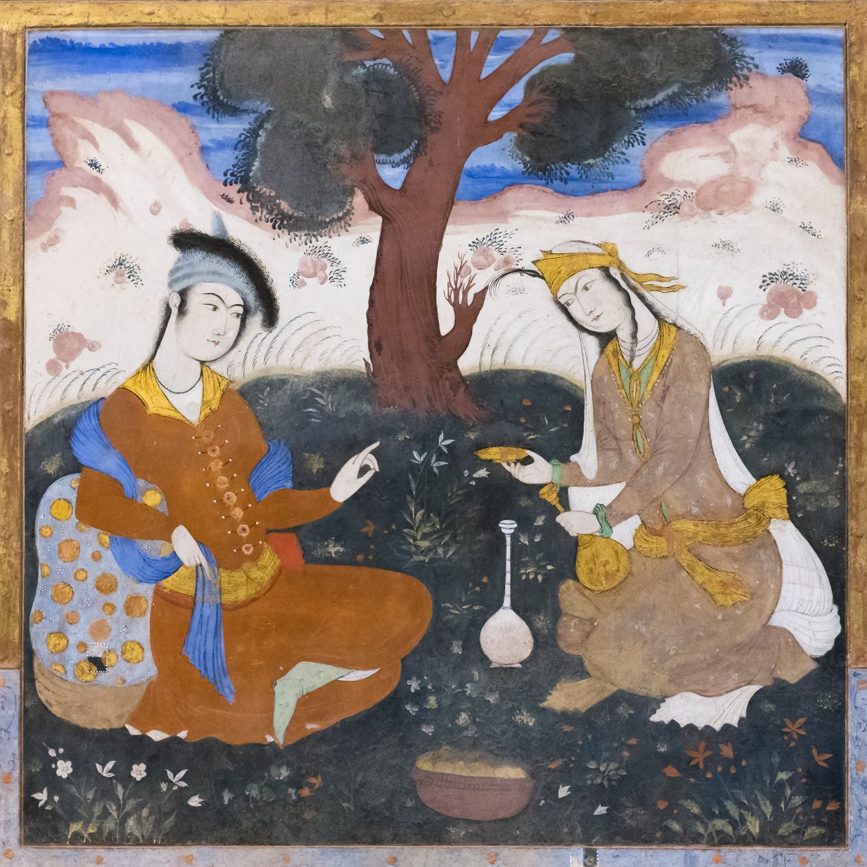 Tuoreena Chehel Sotoun Palacessa, Esfahanissa, Iranissa tekijältä School Iranian