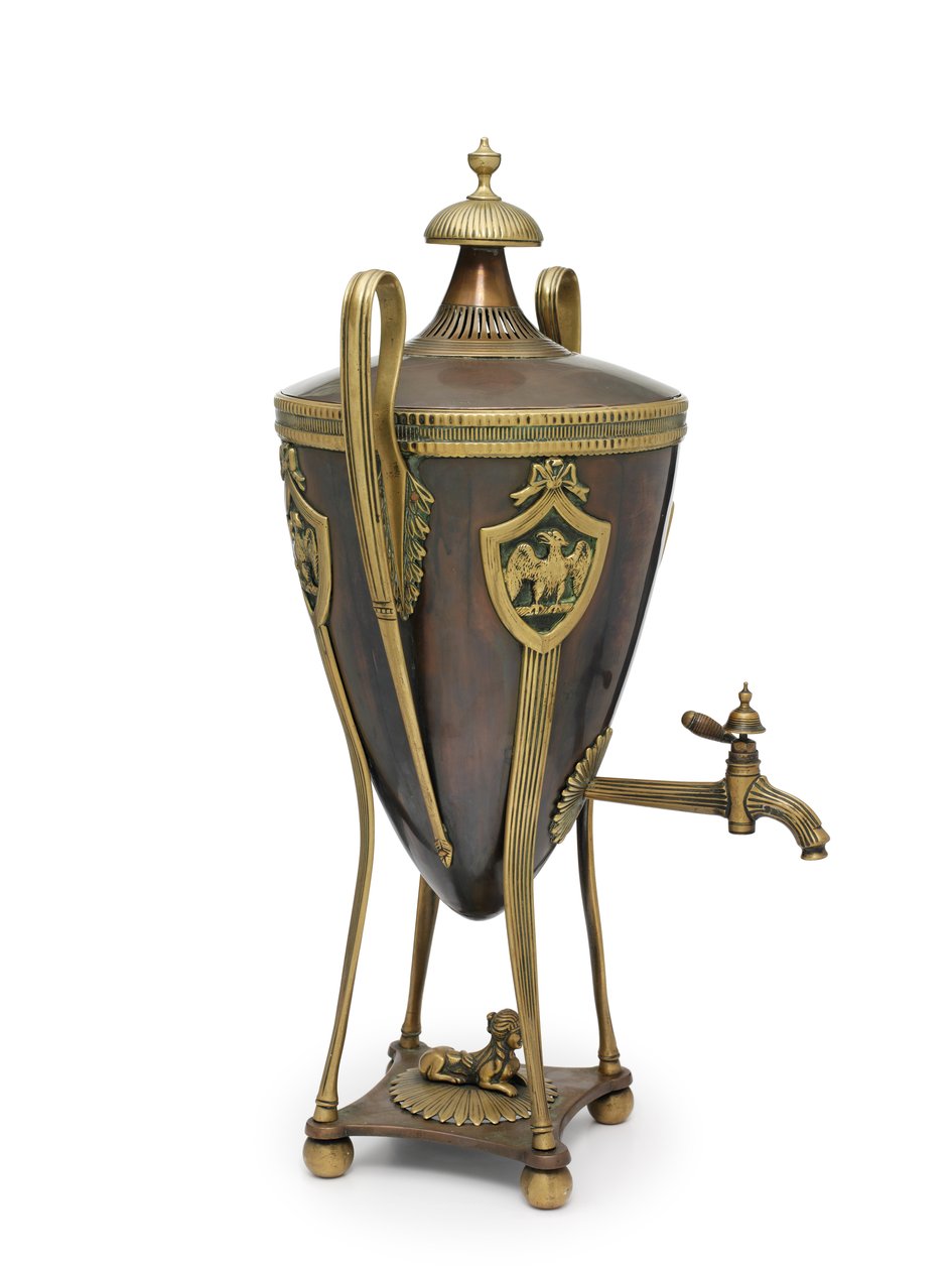 Napoleonin samovar, n. 1815 (uurna, kahvi) tekijältä School Russian