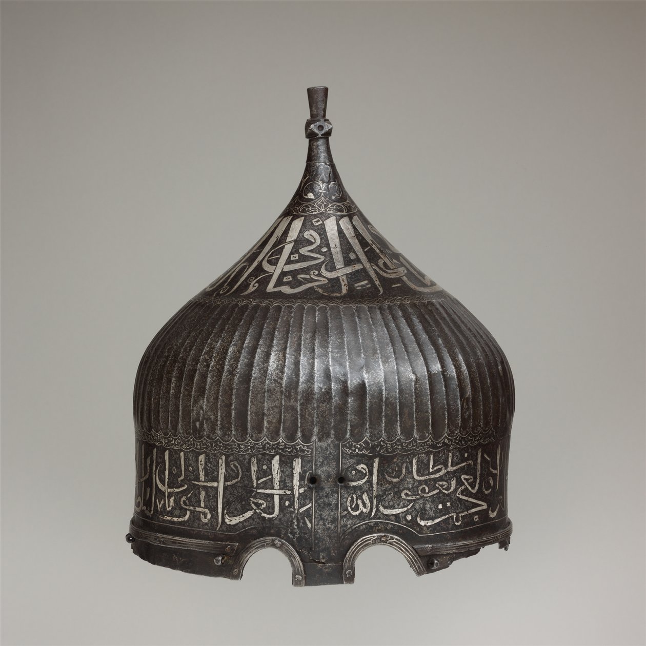 Turbaanikypärä, n. 1478–1490 (teräs, rauta, hopea) tekijältä School Turkish