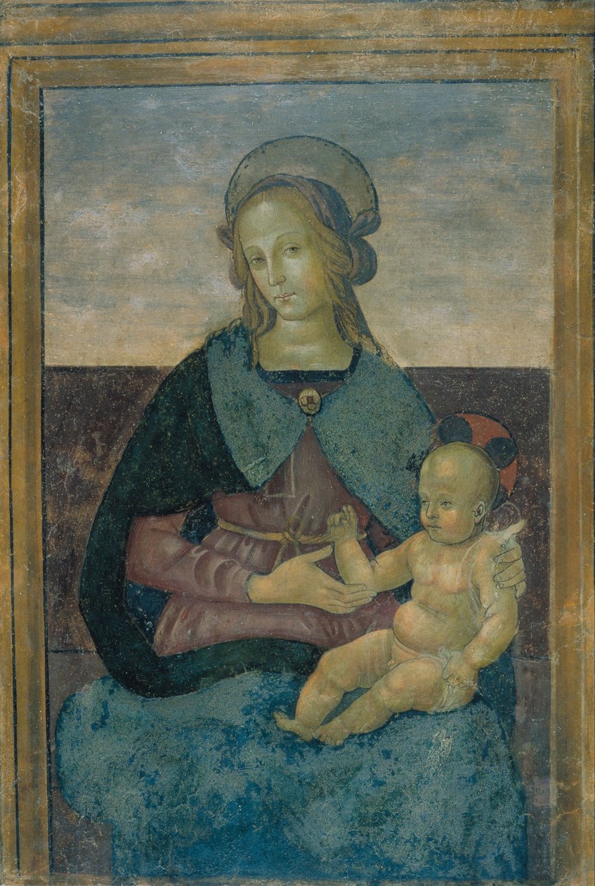 Neitsyt ja lapsi tekijältä School of Perugino