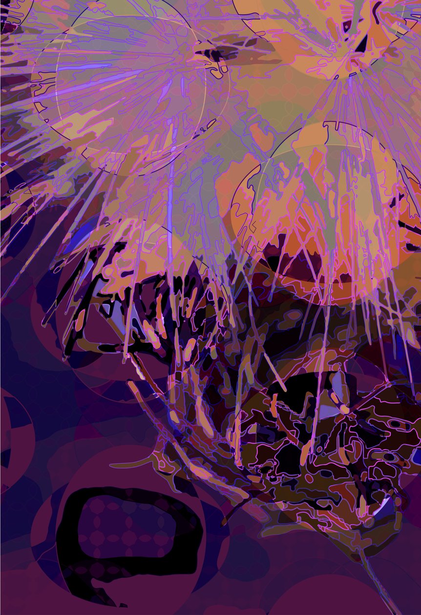 Artichoke_abst_vert10 (digitaalinen) tekijältä Scott J. Davis