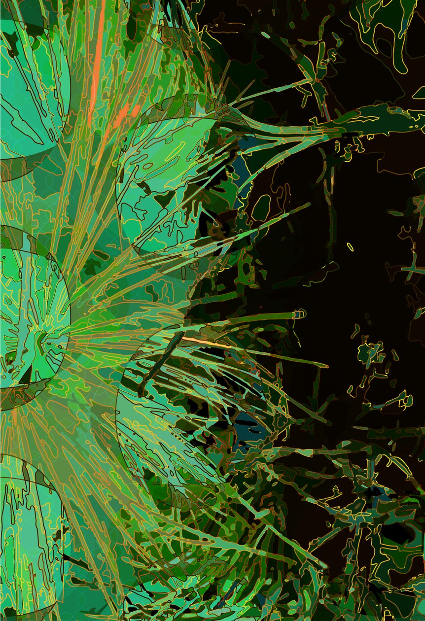 Artichoke_abst_vert2 (digitaalinen) tekijältä Scott J. Davis
