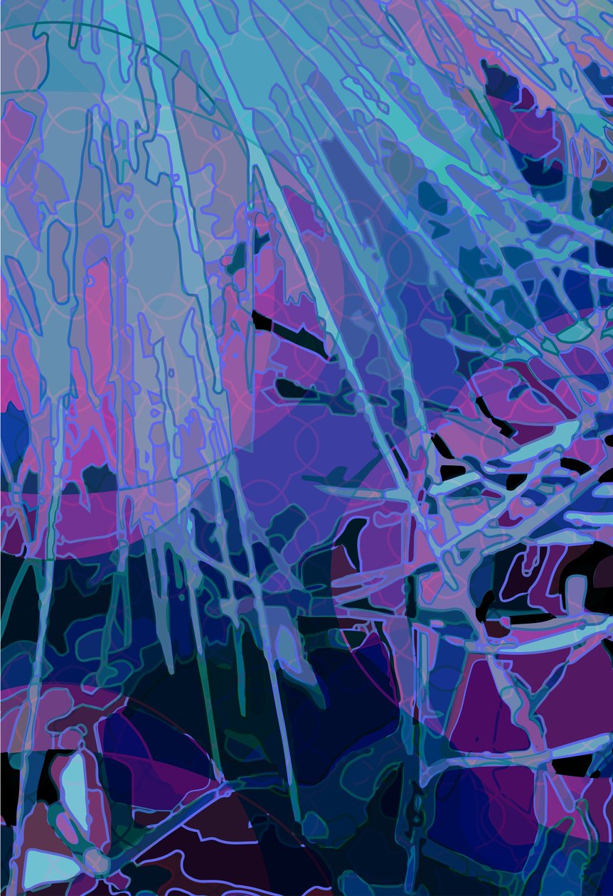 Artichoke_abst_vert3a (digitaalinen) tekijältä Scott J. Davis