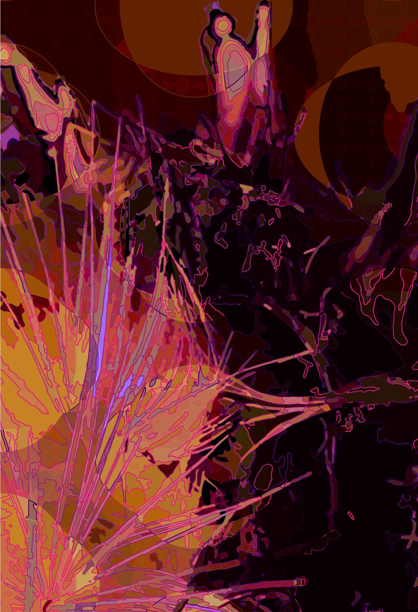 Artichoke_abst_vert6 (digitaalinen) tekijältä Scott J. Davis