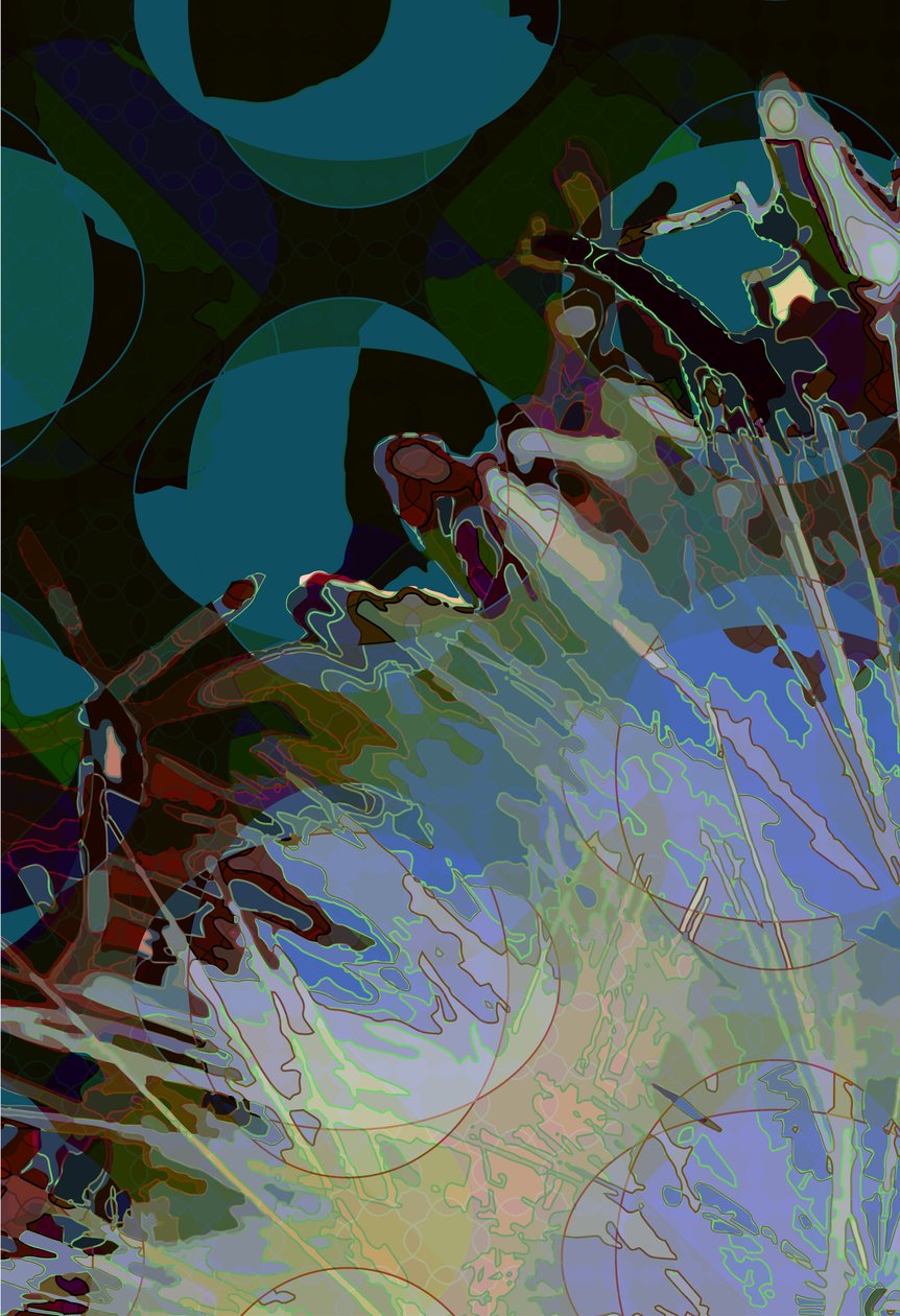 Artichoke_abst_vert8 (digitaalinen) tekijältä Scott J. Davis
