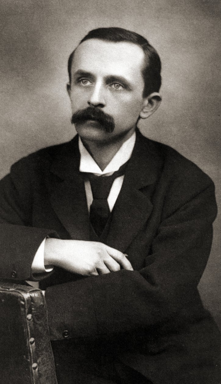 J.M.Barrien muotokuva, c1890 (Seepiavalokuva) tekijältä Scottish School