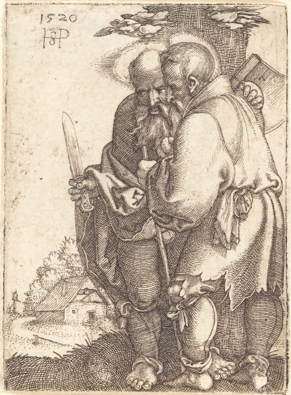 Bartolomeus ja Mattias tekijältä Sebald Beham