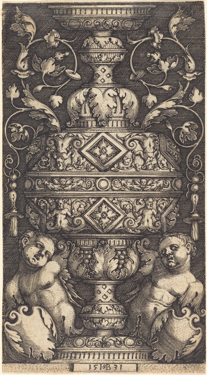 Double Goblet, Foot Two Geniissä tekijältä Sebald Beham
