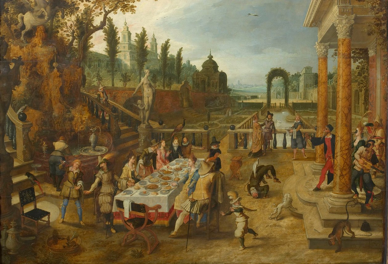 Country Party, c. 1615-1620. tekijältä Sebastiaen Vrancx