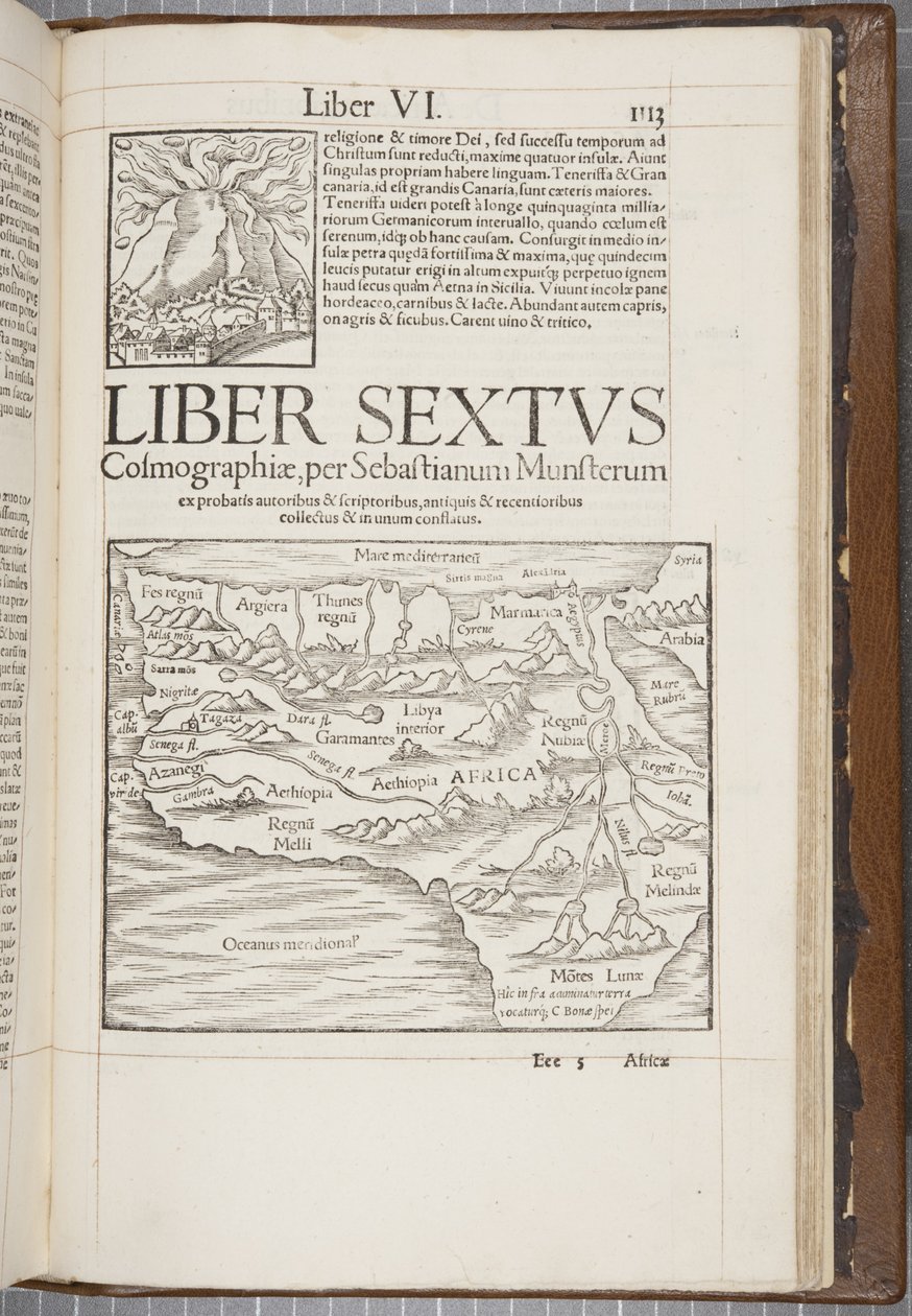 Cosmographia, Col 1113, 1544 tekijältä Sebastian Munster