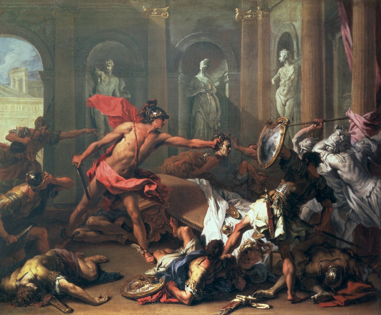 Perseus ja Medusa tekijältä Sebastiano Ricci