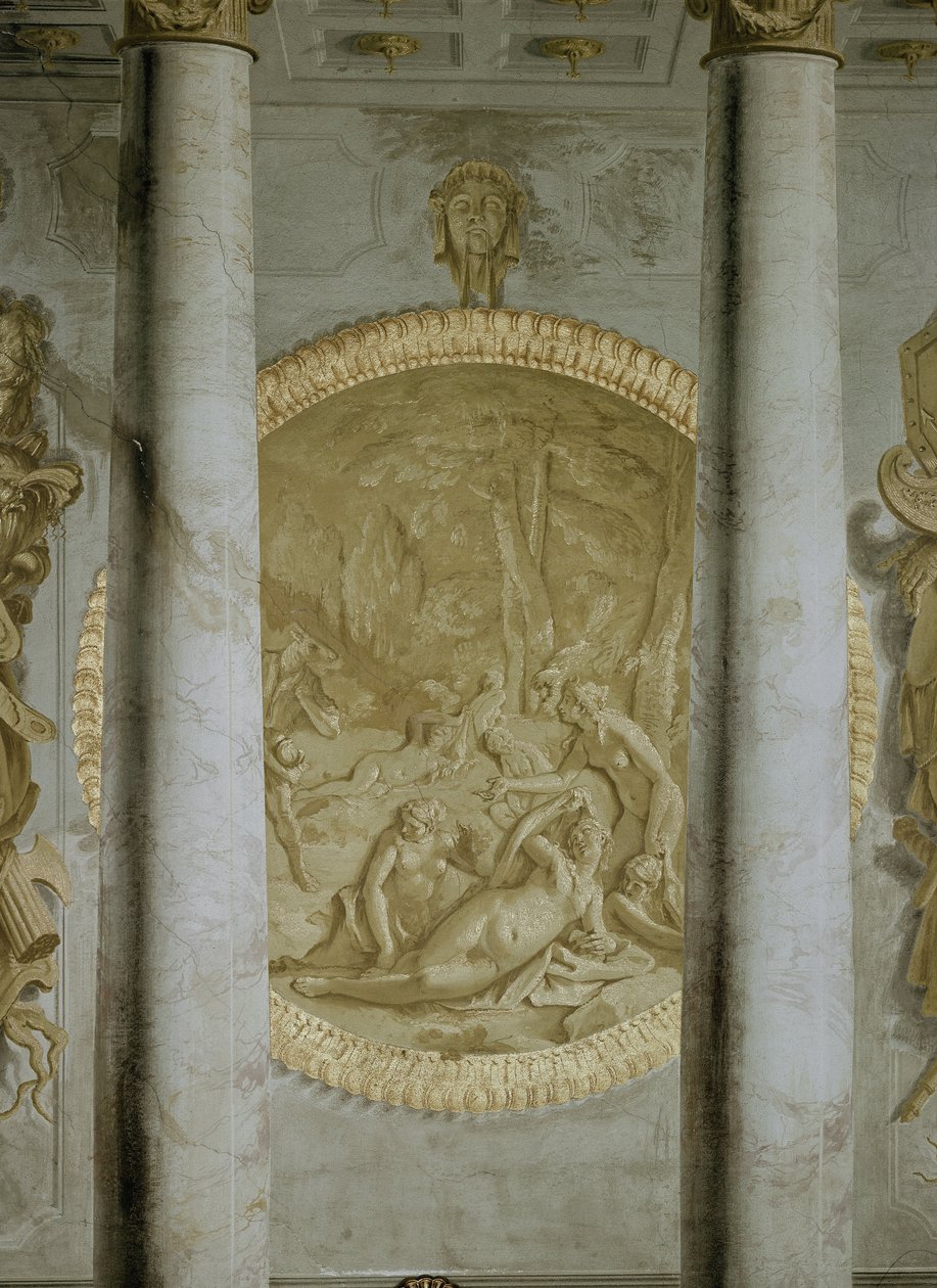 Diana ja Actaeon (fresko tekijältä Sebastiano Ricci