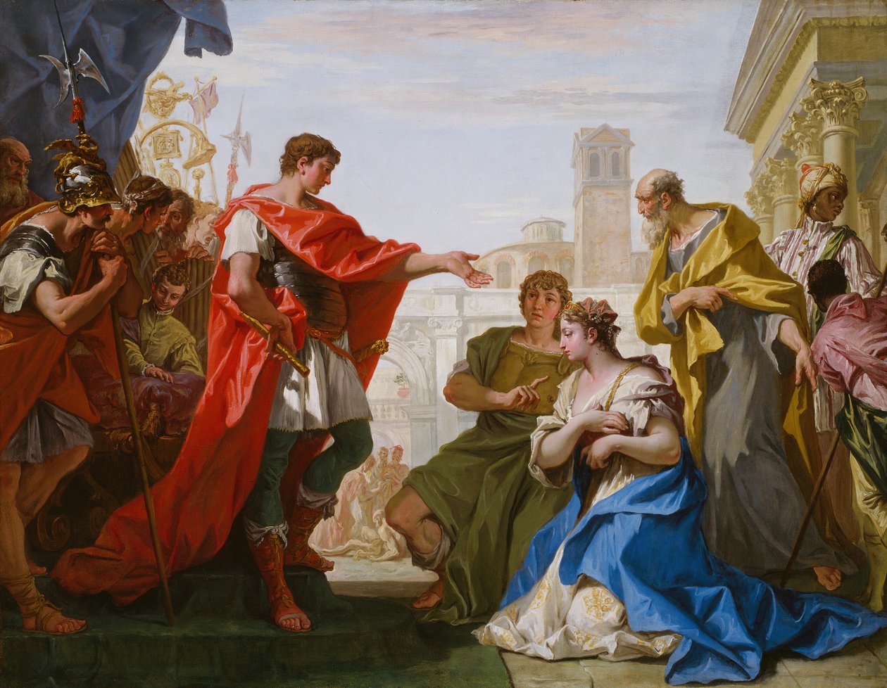 Scipion kontinenssi, n. 1706. tekijältä Sebastiano Ricci