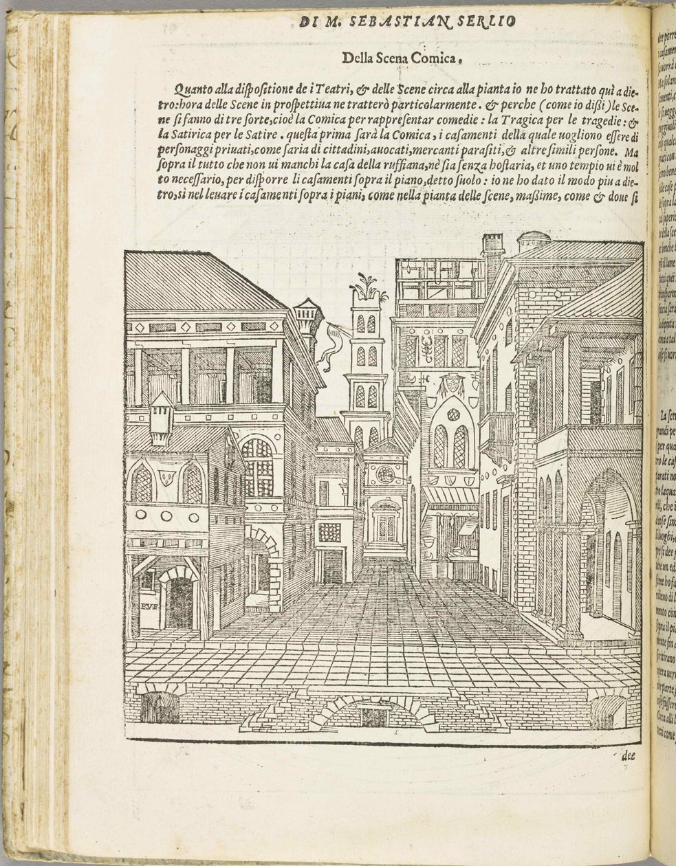 Toinen näkökulman kirja, 1566. tekijältä Sebastiano Serlio