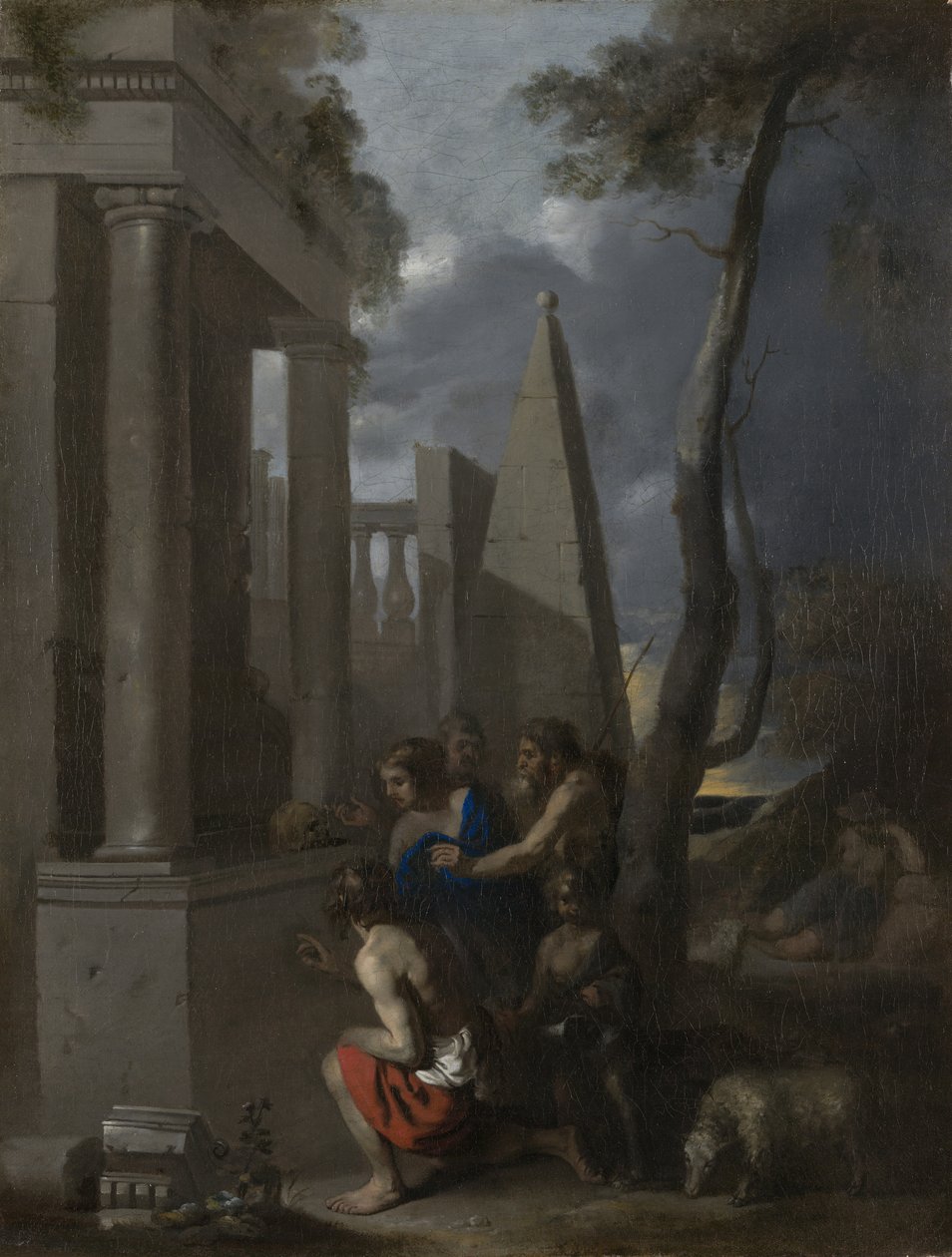 Ja Arcadia I, n. 1637-38 tekijältä Sébastien Bourdon
