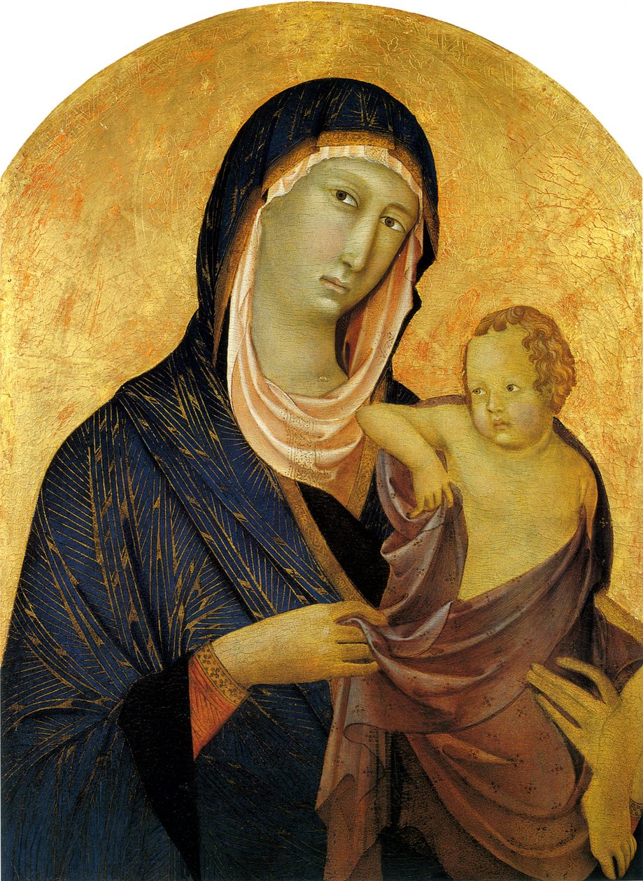 Madonna ja lapsi, noin 1320 tekijältä Segna di Bonaventura