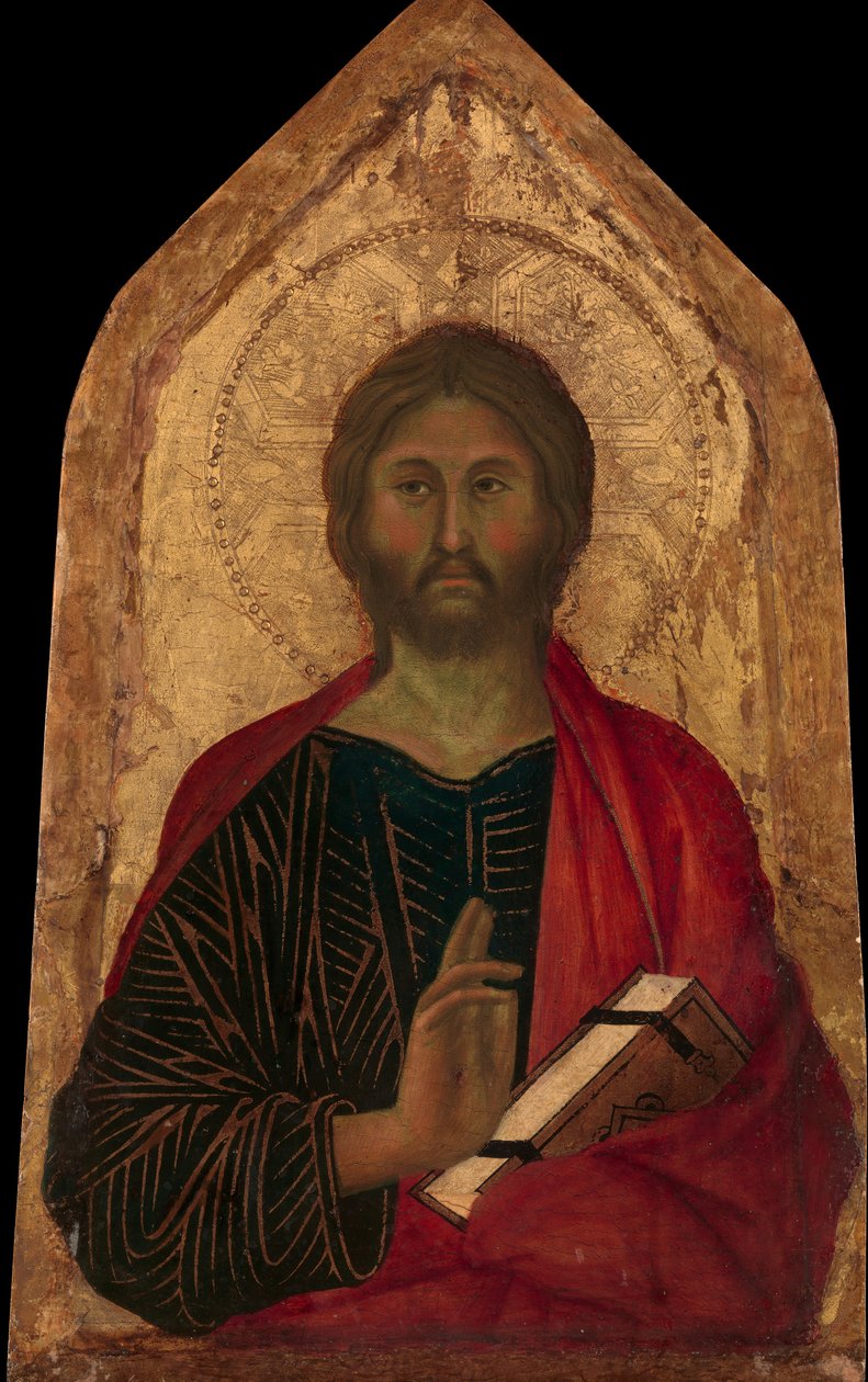 Kristuksen siunaus, n. 1311. tekijältä Segna di Buonaventura