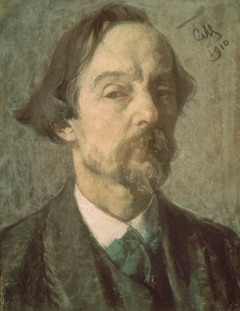 Omakuva, 1910 tekijältä Sergei Vasilievich Malyutin