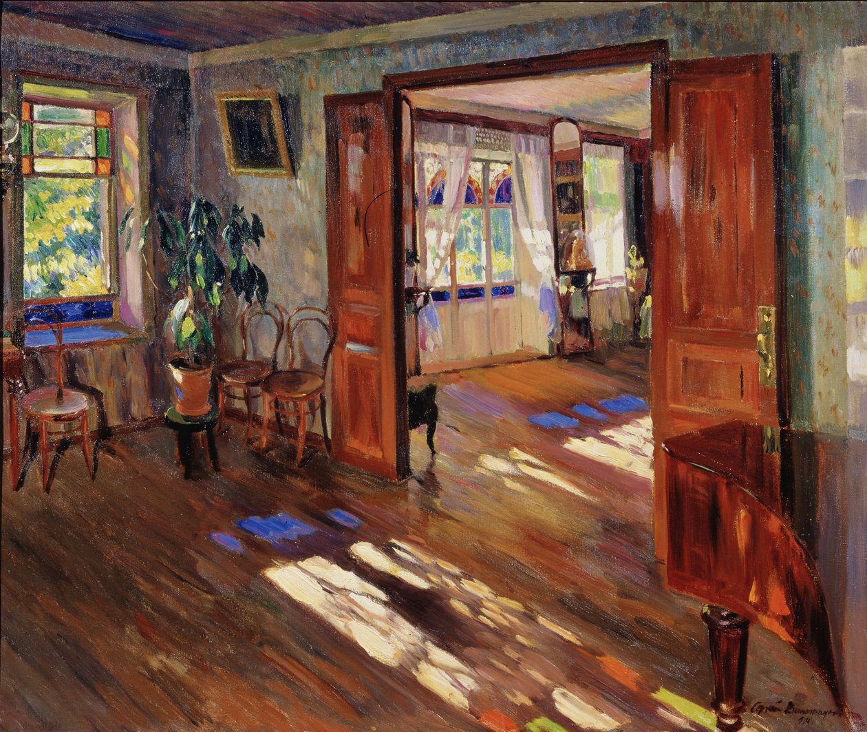 Talossa, 1914 tekijältä Sergei Arsenevich Vinogradov