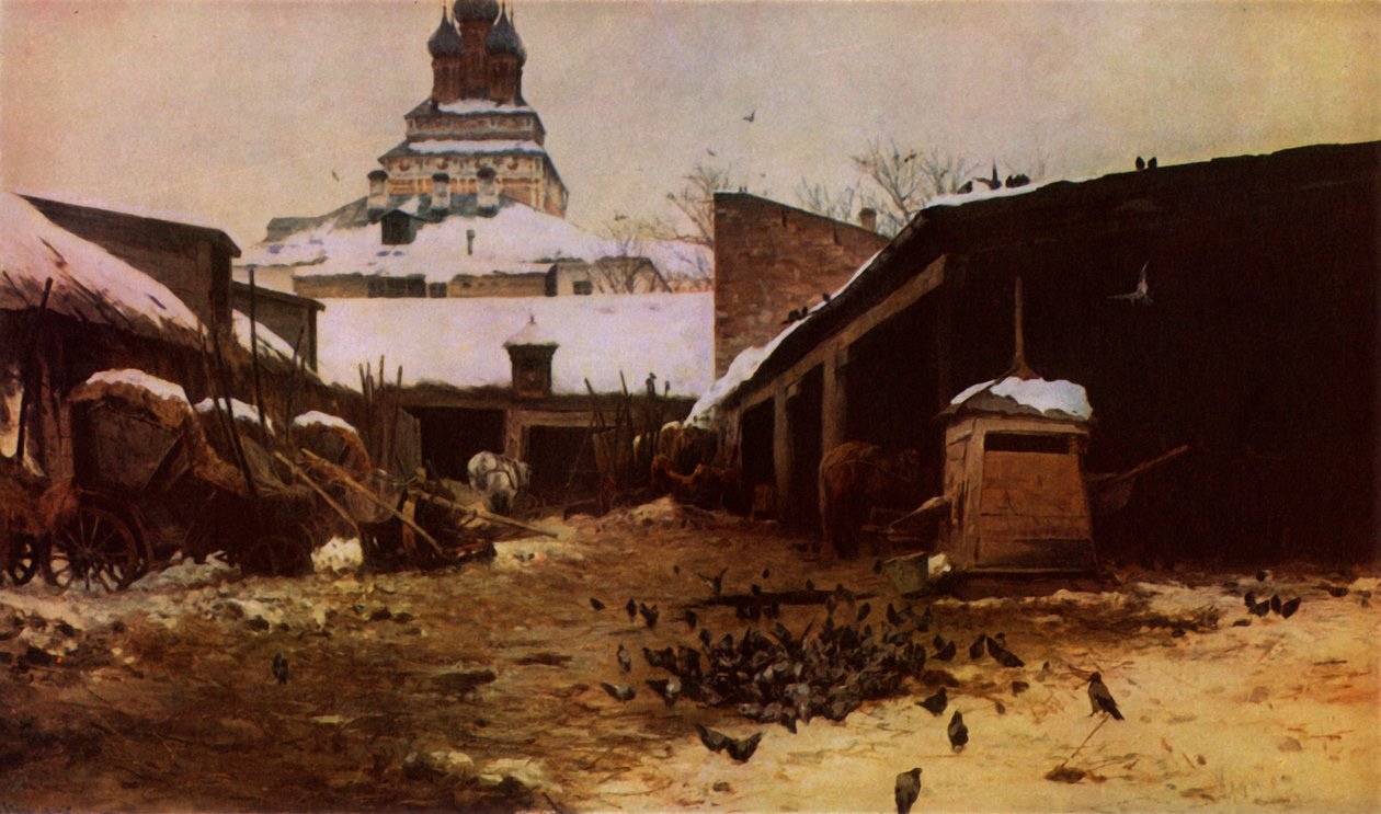Tienvarsi Moskovassa, 1892, 1965. tekijältä Sergey Ivanovich Svetoslavsky