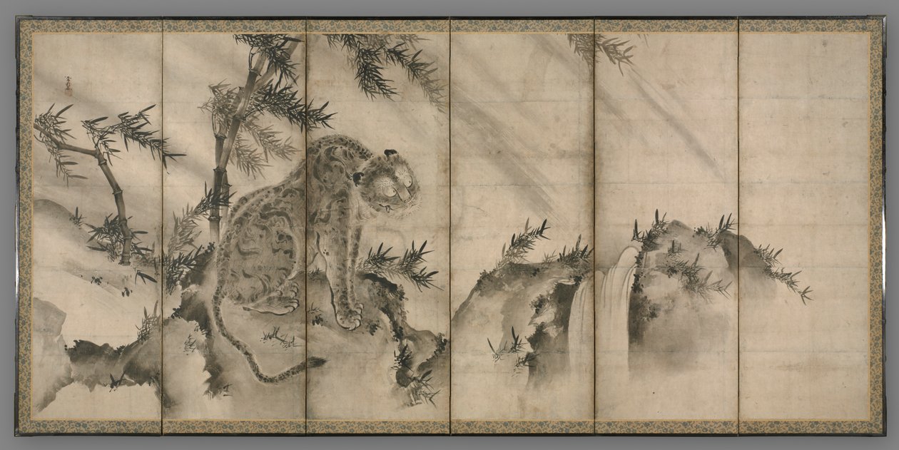 Tiikeri, 1500-luku. tekijältä Sesson Shkei
