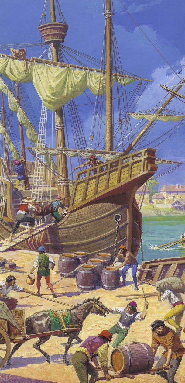 Ferdinand Magellanin laivasto tekijältä Severino Baraldi