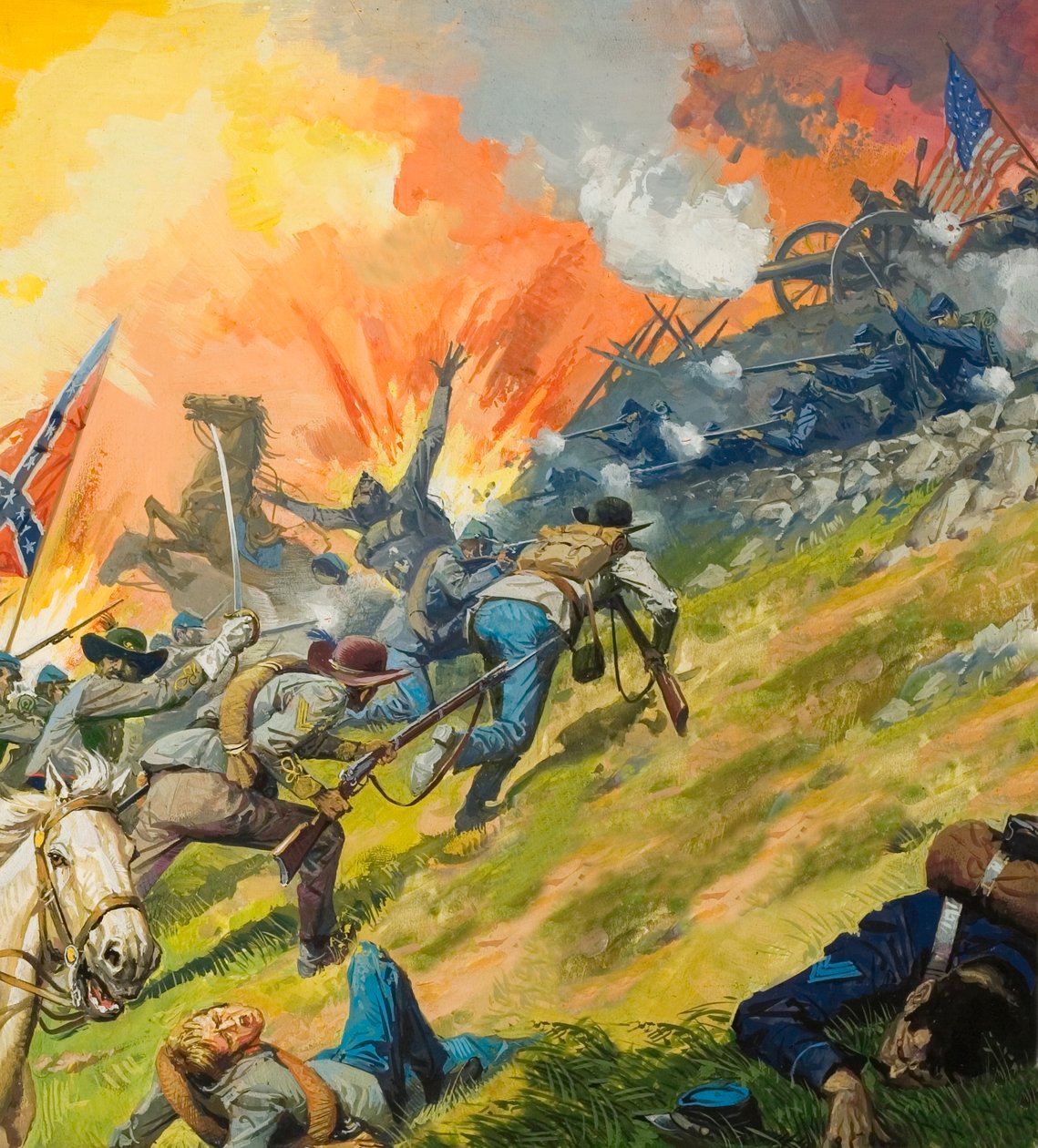 Gettysburgin taistelu tekijältä Severino Baraldi
