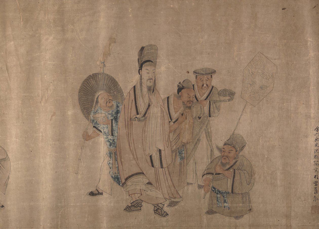 Figuurimaalaus, 1800-luvun puoliväli. tekijältä Shen Zhenlin