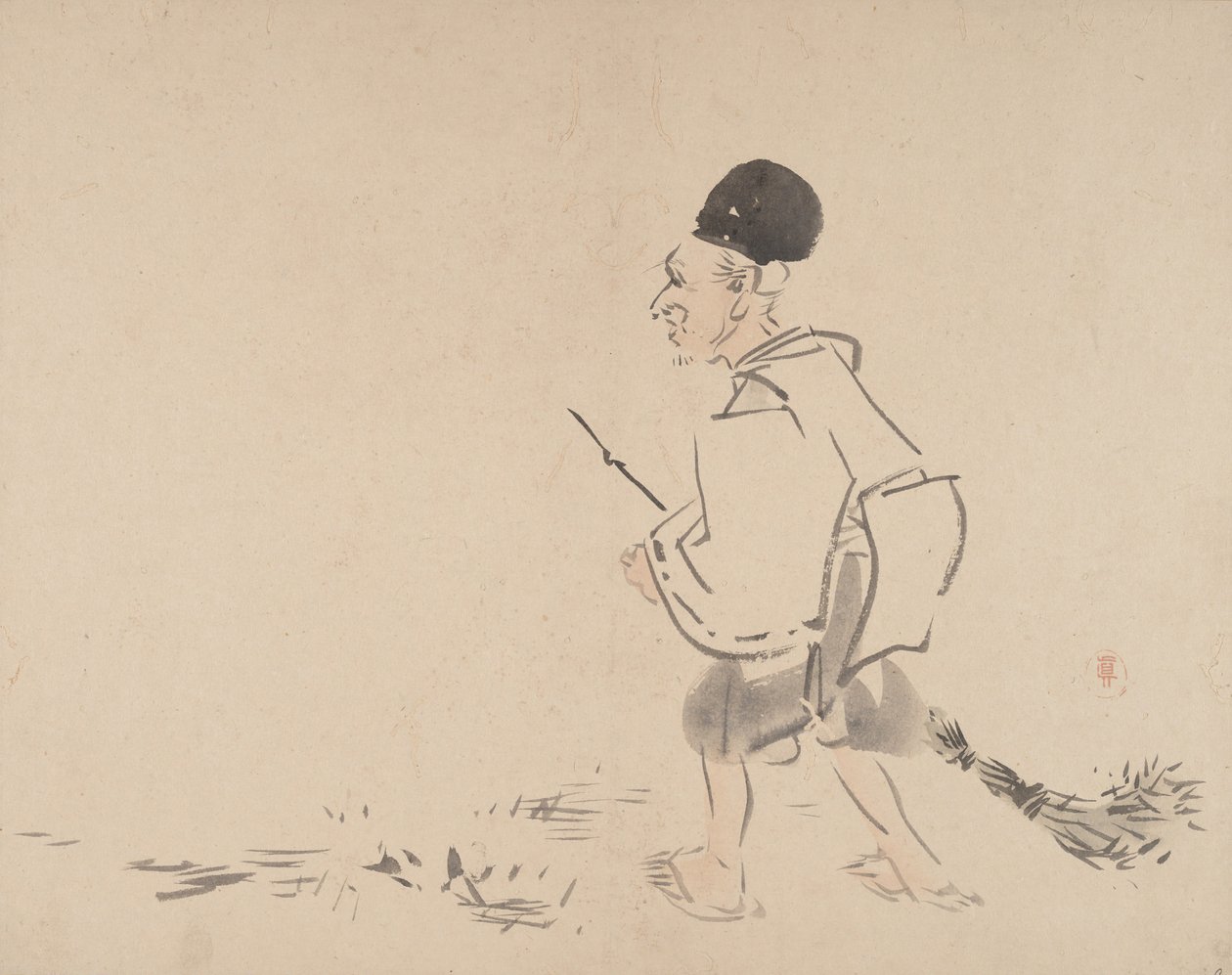 Maalaus, 1800-luku. tekijältä Shibata Zeshin